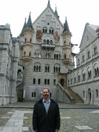 Jürgen im Schlosshof